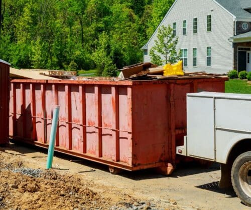 dumpster for landscaping